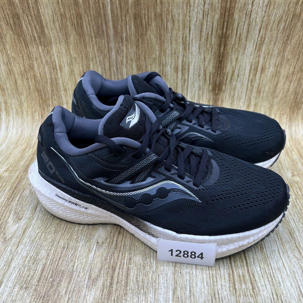 Saucony Triumph 20 Running Shoes Women's Size 7.5 Wide Black White S10760-10 - Picture 10 of 10